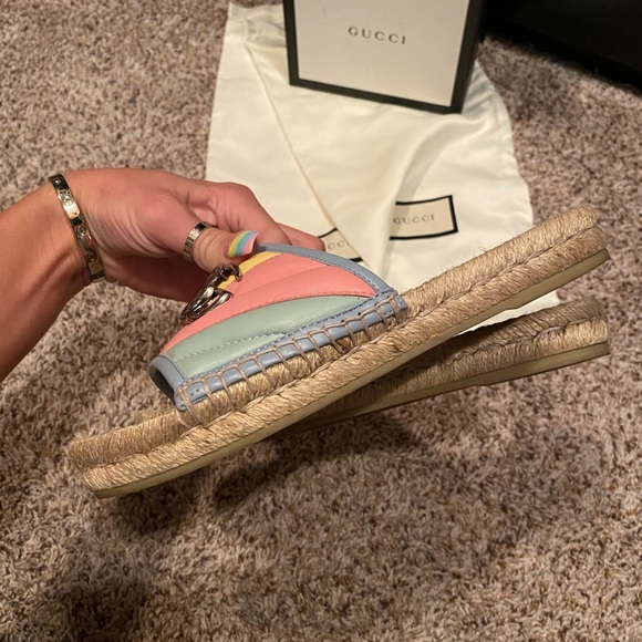 Authentic NEW Gucci Espadrilles Slides! - Picture 4 of 7